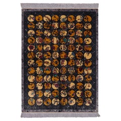 Rug & Kilim’s Modern Rug with Polychromatic Floral Patterns “Sayeh”