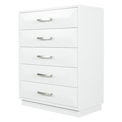 Modern Chest of Drawers in White by Carrocel