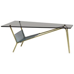 Table basse " forme libre " tripode par Robert Mathieu - Francia 1950