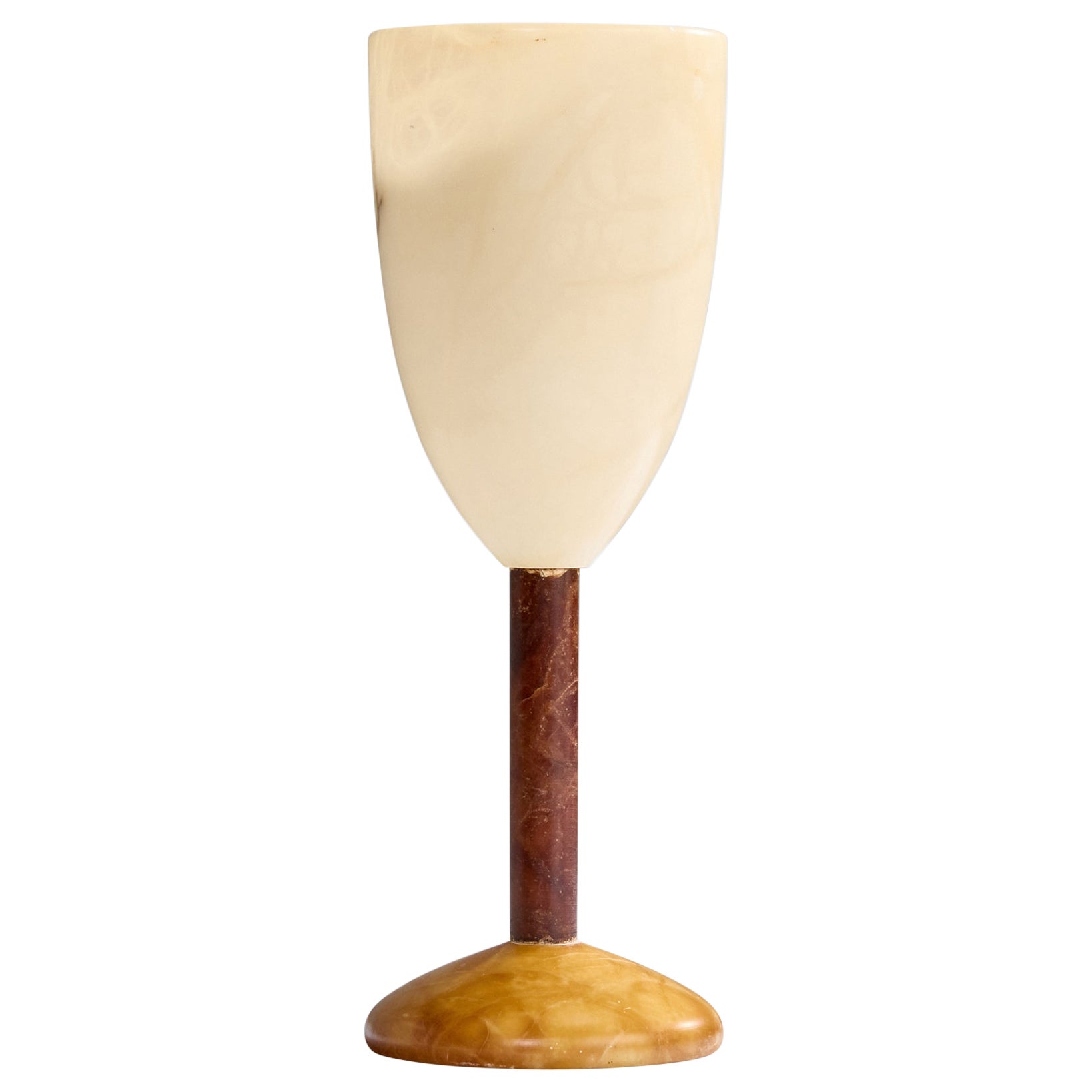 Spanish Designer, Table Lamp, Alabaster, Spain, 1980s