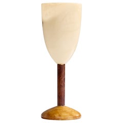 Spanish Designer, Table Lamp, Alabaster, Spain, 1980s