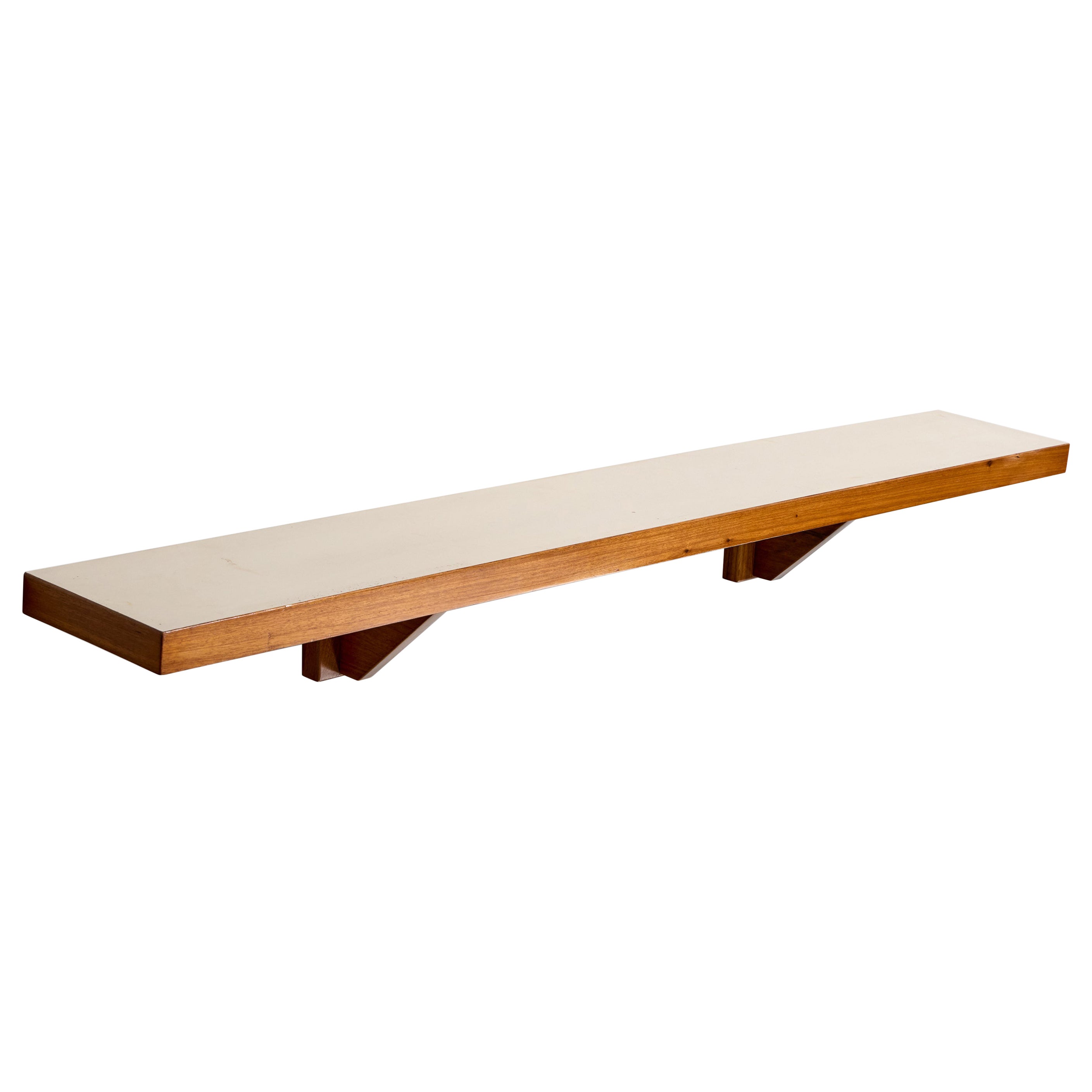 Sergio Rodrigues, Konsolentisch, Holz, Formica, Brasilien, 1980er Jahre