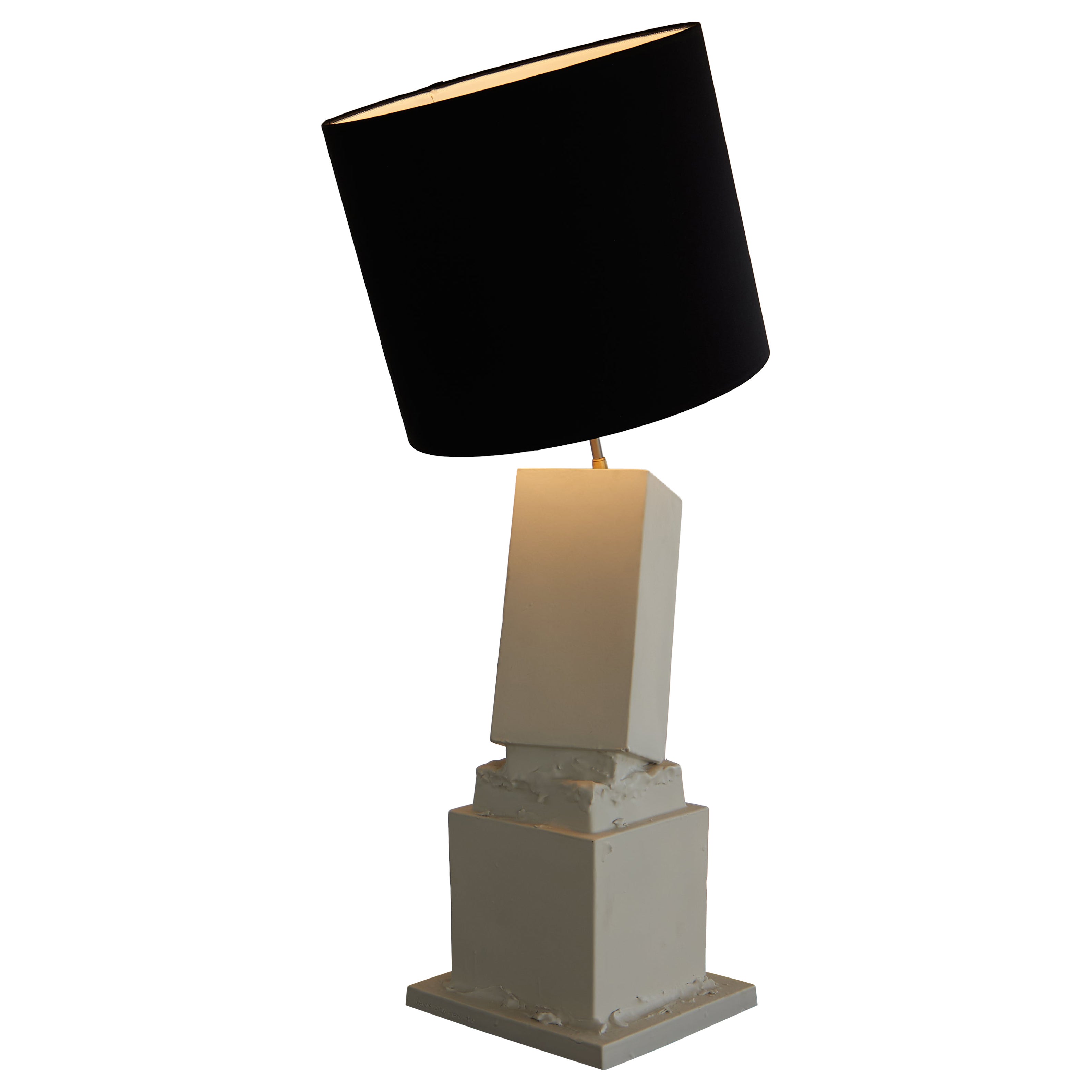 Postmoderne, brutalistische, dekonstruivistische, skulpturale Lampe, jede Farbe. Italien