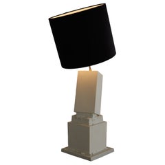 Post Modern, Brutalist, Deconstructivist, Sculptural Lamp, Any Color. Italy