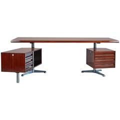 Rosewood Desk by Osvaldo Borsani