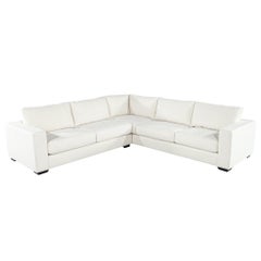 Modern Sectional Sofa in Textured High-performance Fabric