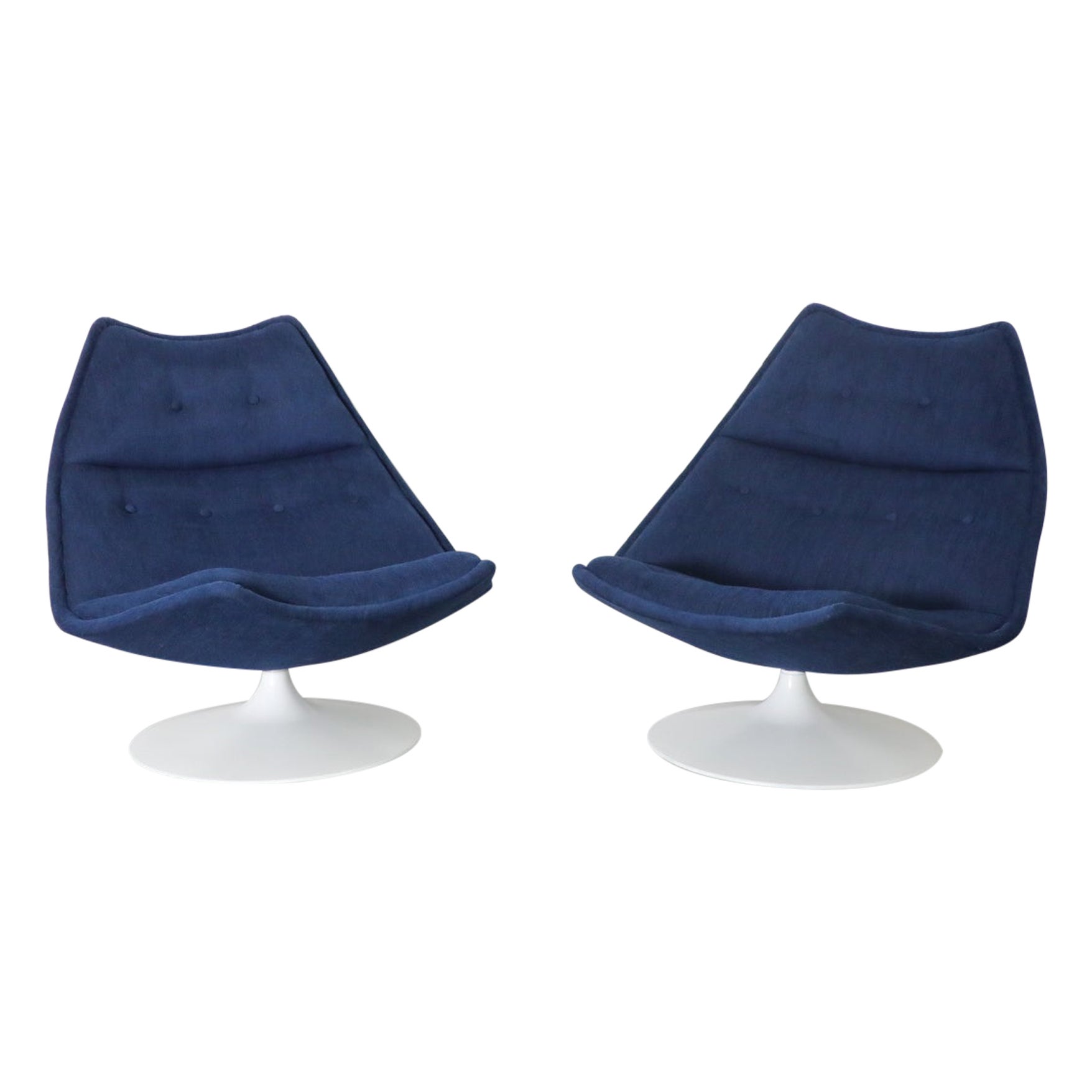 Geoffrey Harcourt for Artifort F588 Swivel Lounge Chairs