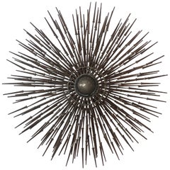 Scultura a chiodo da parete Starburst, moderna del Medio Secolo