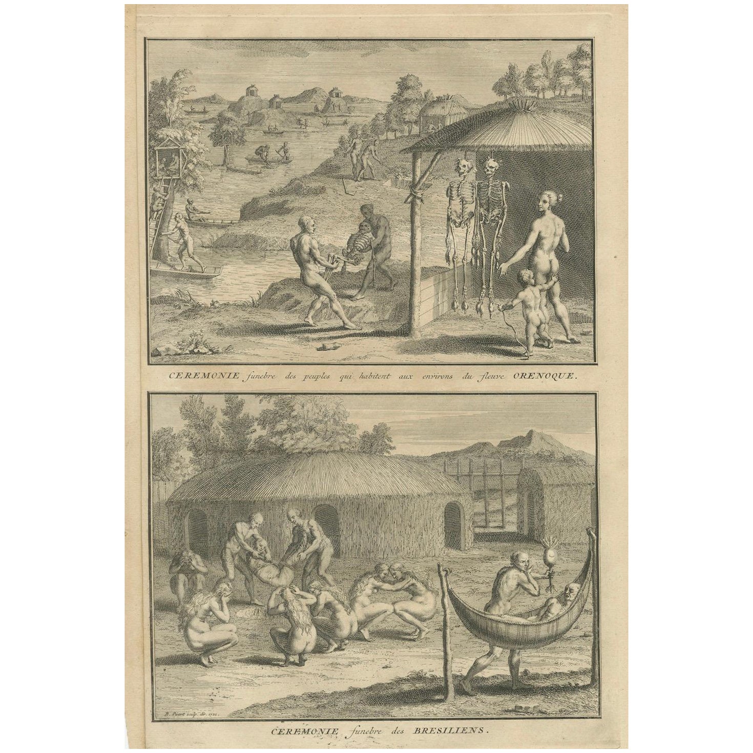 Funeral Ceremonies of the Orinoco and Brazilian Indigenous Peoples, 1734