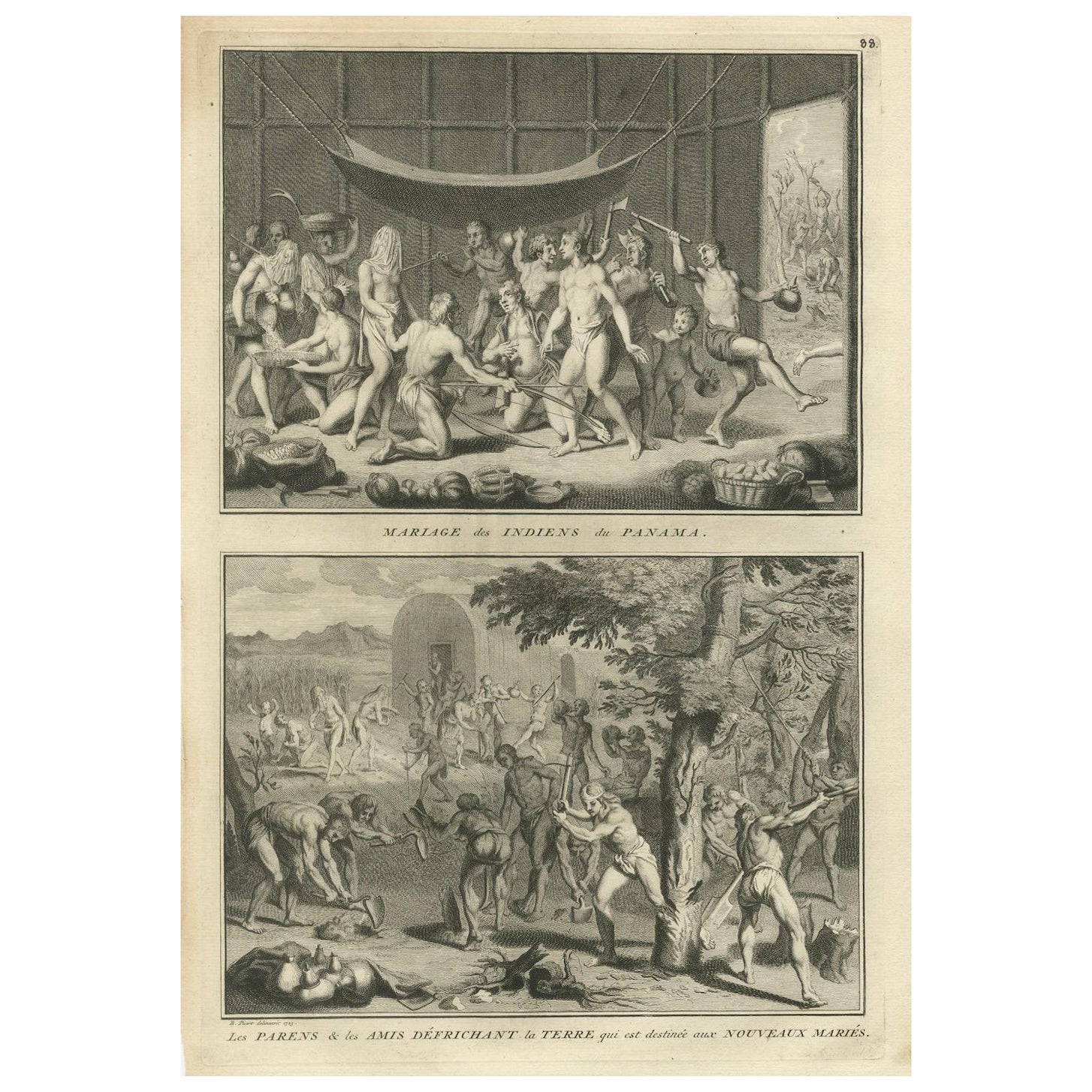 Marriage of the Indians of Panama and Land Clearing for the Newlyweds, 1734