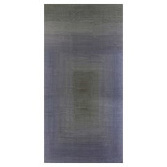 Tapis contemporain en mohair violet dégradé extra large de Doris Leslie Blau