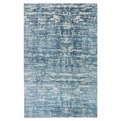 Contemporary Oversized Blue, White Aqua Element Rug by Doris Leslie Blau