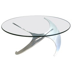 Vintage propellor coffee table by Knut  Hesterberg, 1960s