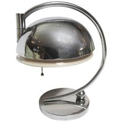 Art Deco Chrome Table Lamp by Gilbert Rohde