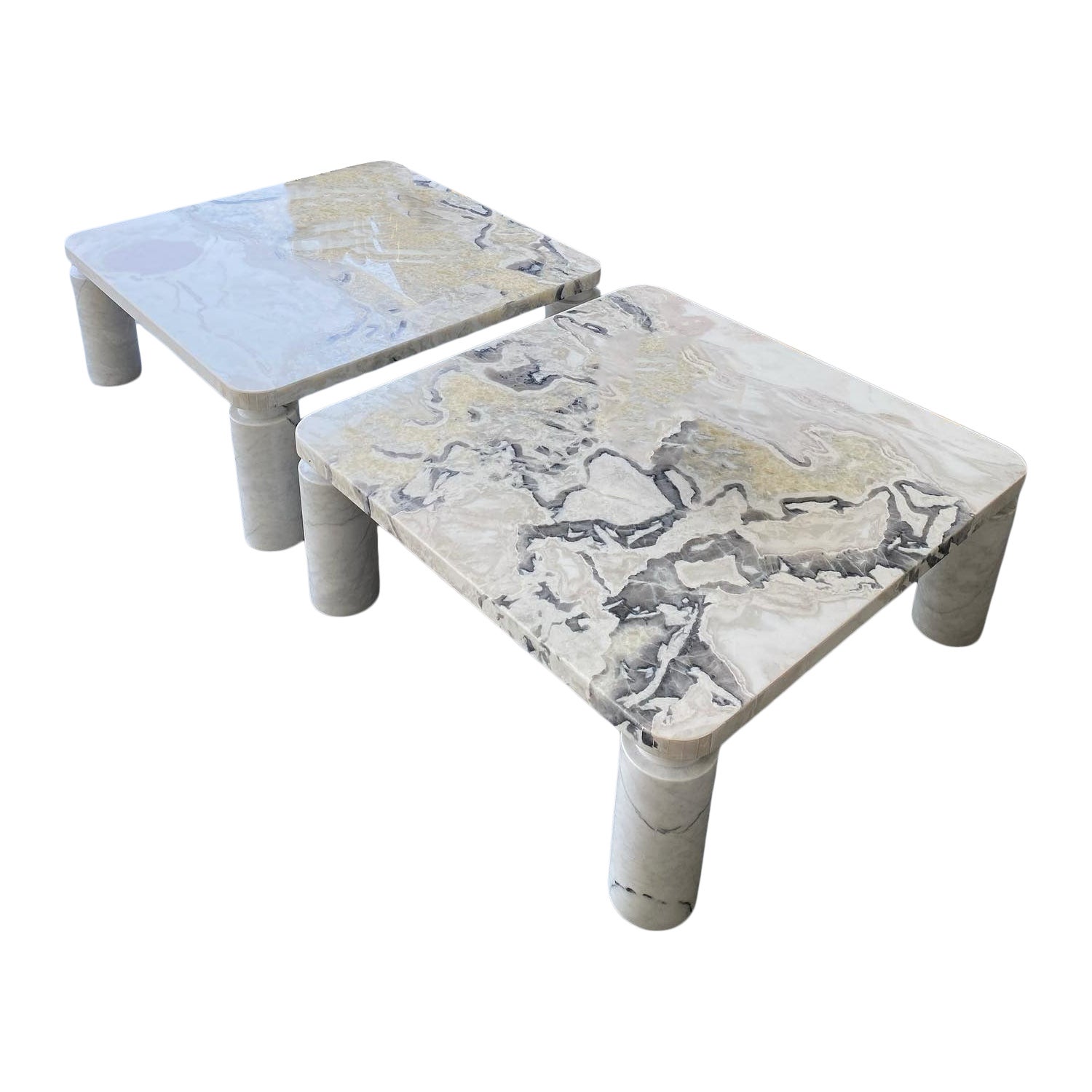 Mesa de centro cuadrada Calacatta - Mesa de centro de mármol - Mármol Calacatta en venta