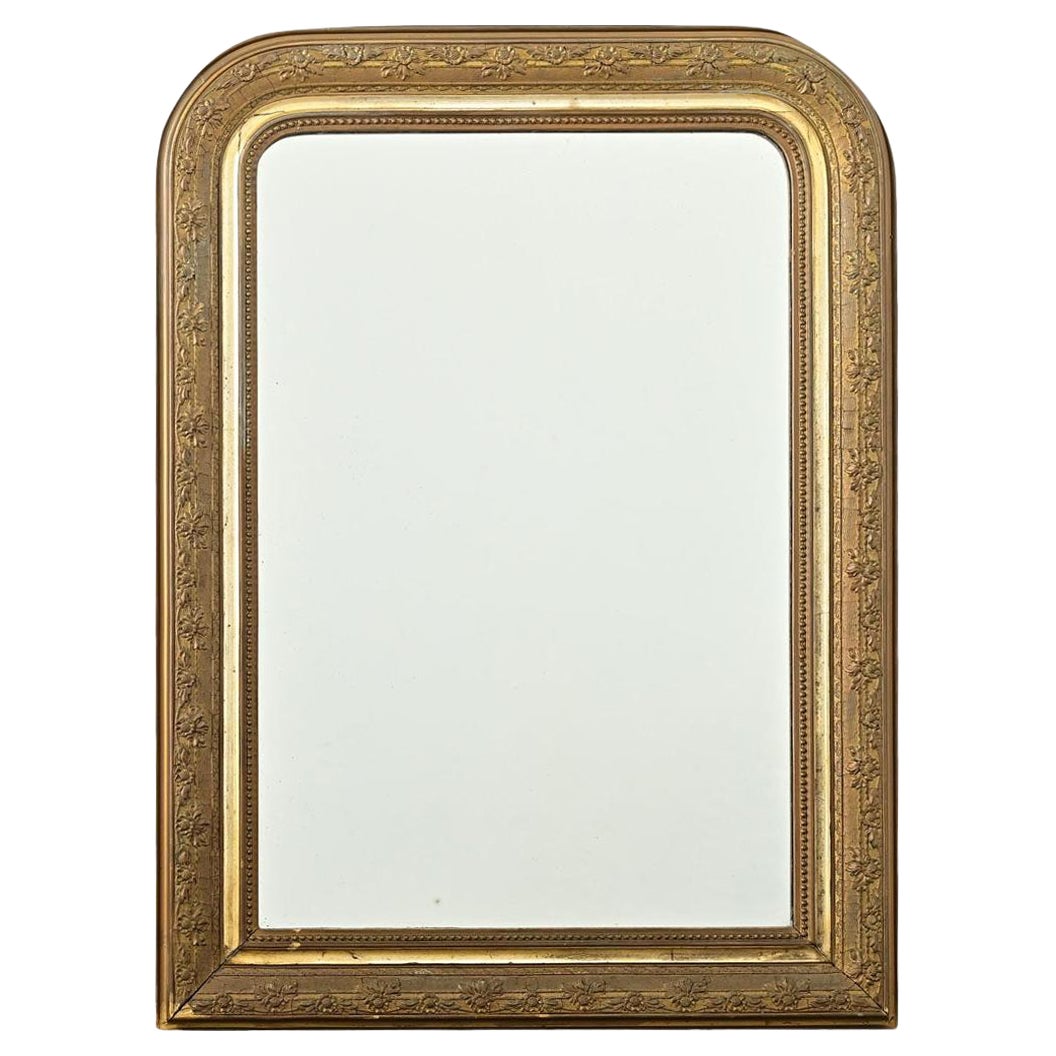 French 19th Century Louis Philippe Gilt Mirror