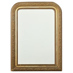French 19th Century Louis Philippe Gilt Mirror