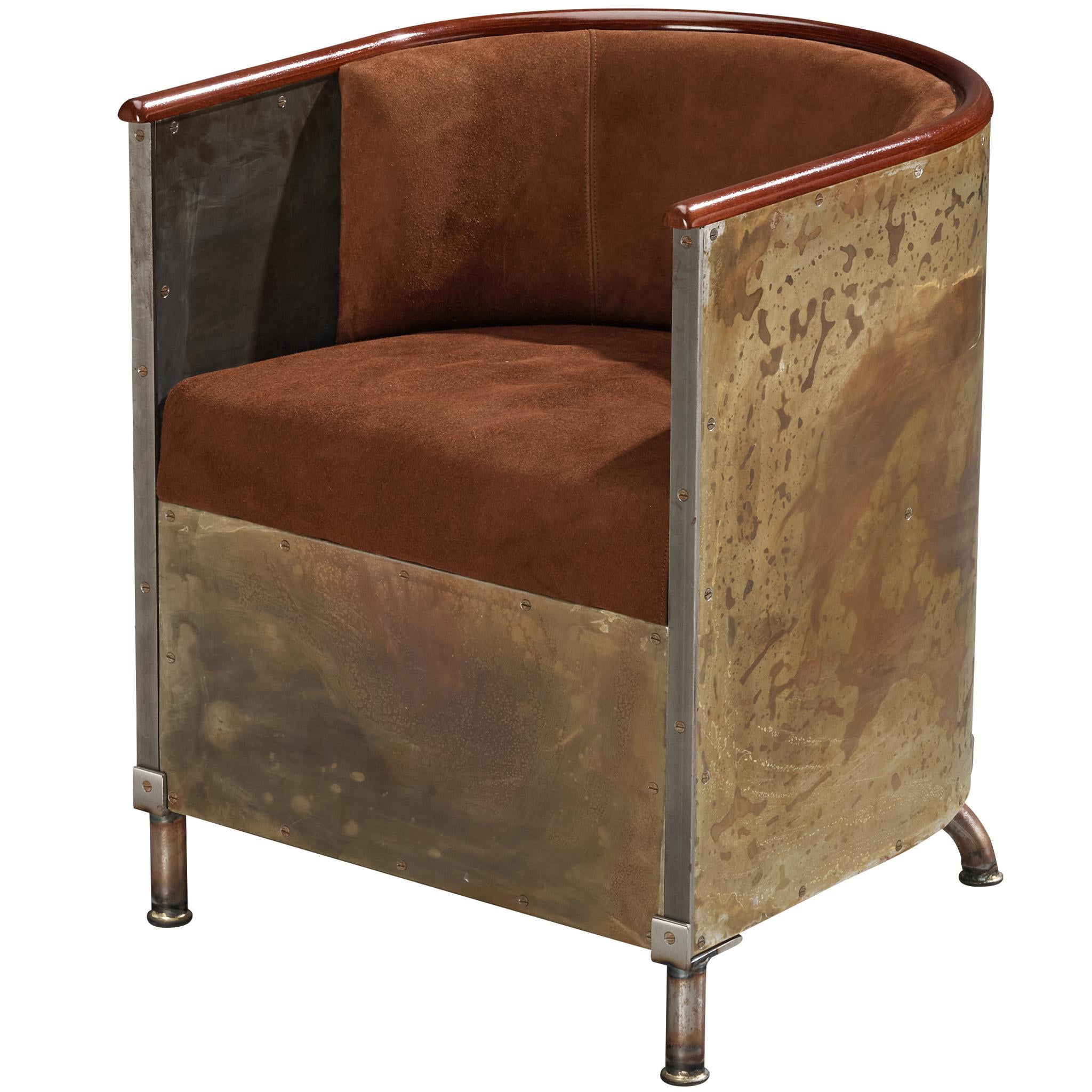 Mats Theselius for Källemo AB Limited Edition 'Järn Mocca' Lounge Chair