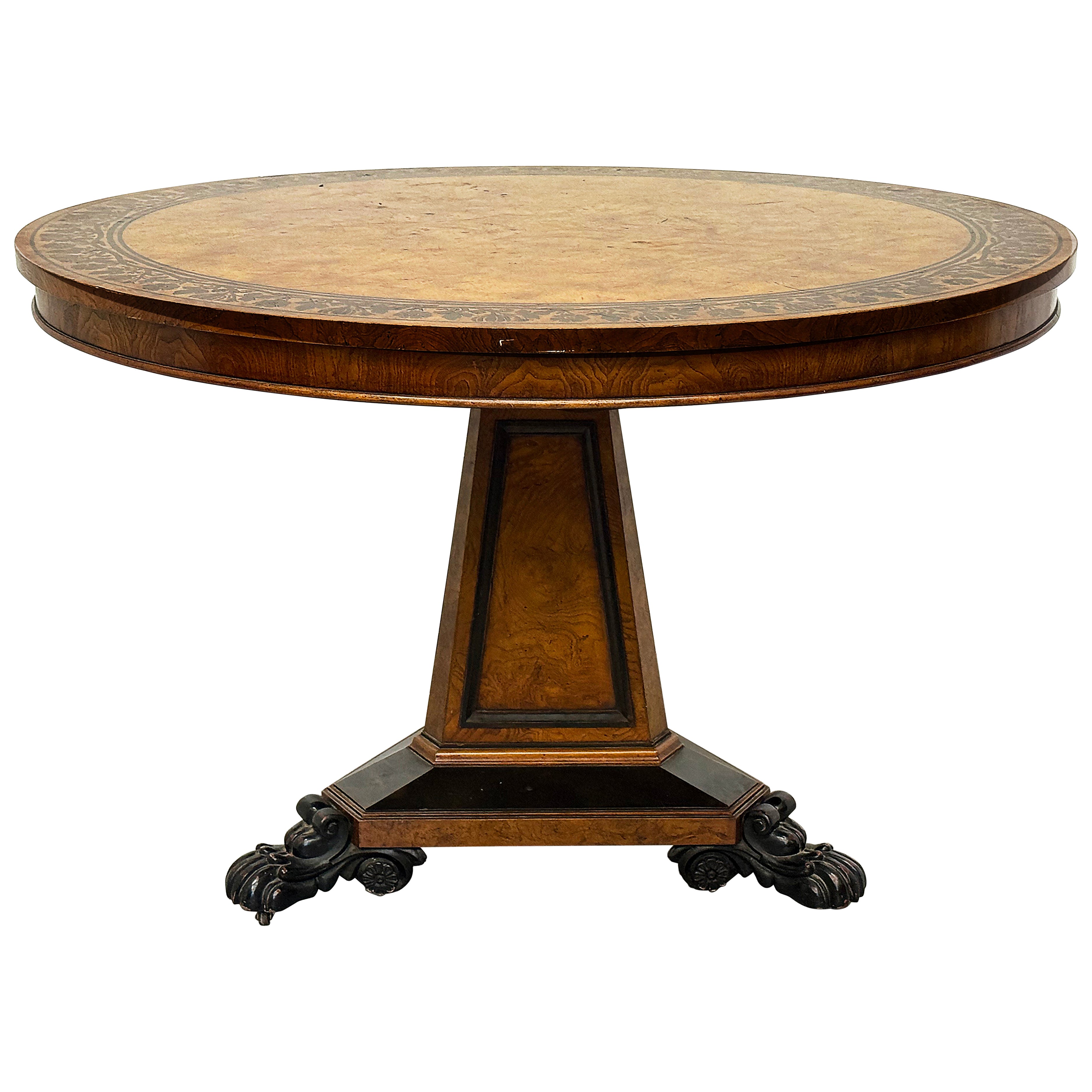 Tavolo Gueridon vintage Baker Stately Home Collection