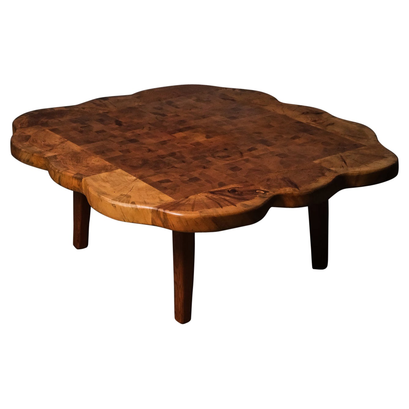 Assymetricaler Couchtisch von Stig Sandkvist, Schweden, 1960er Jahre