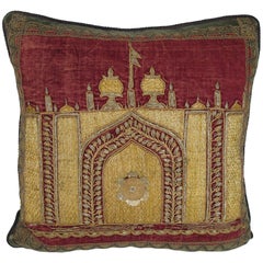Ottoman Era Embroidered Pillow by Mary Jane McCarty
