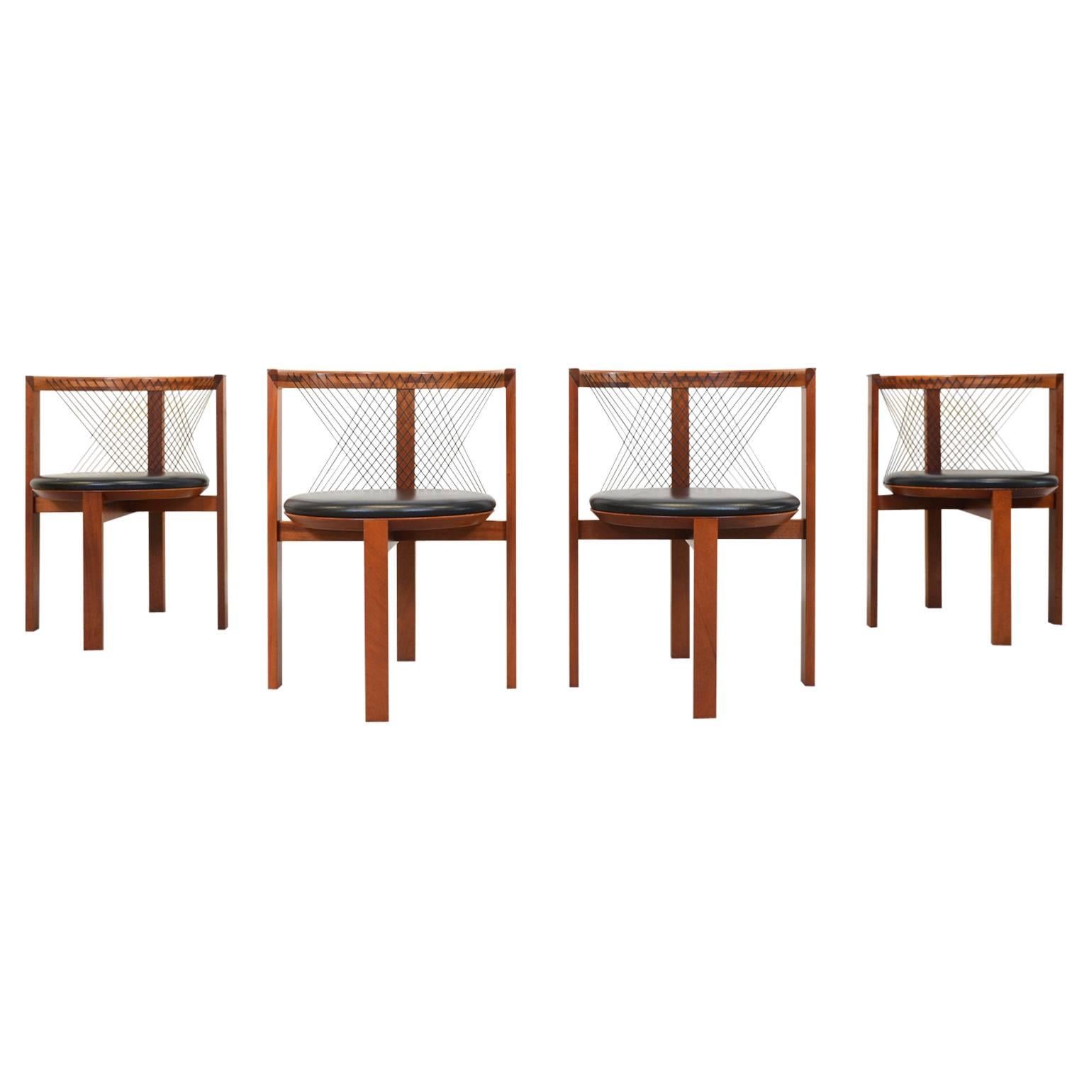 String Dining Chairs by Niels Jørgen Haugesen for Tranekaer