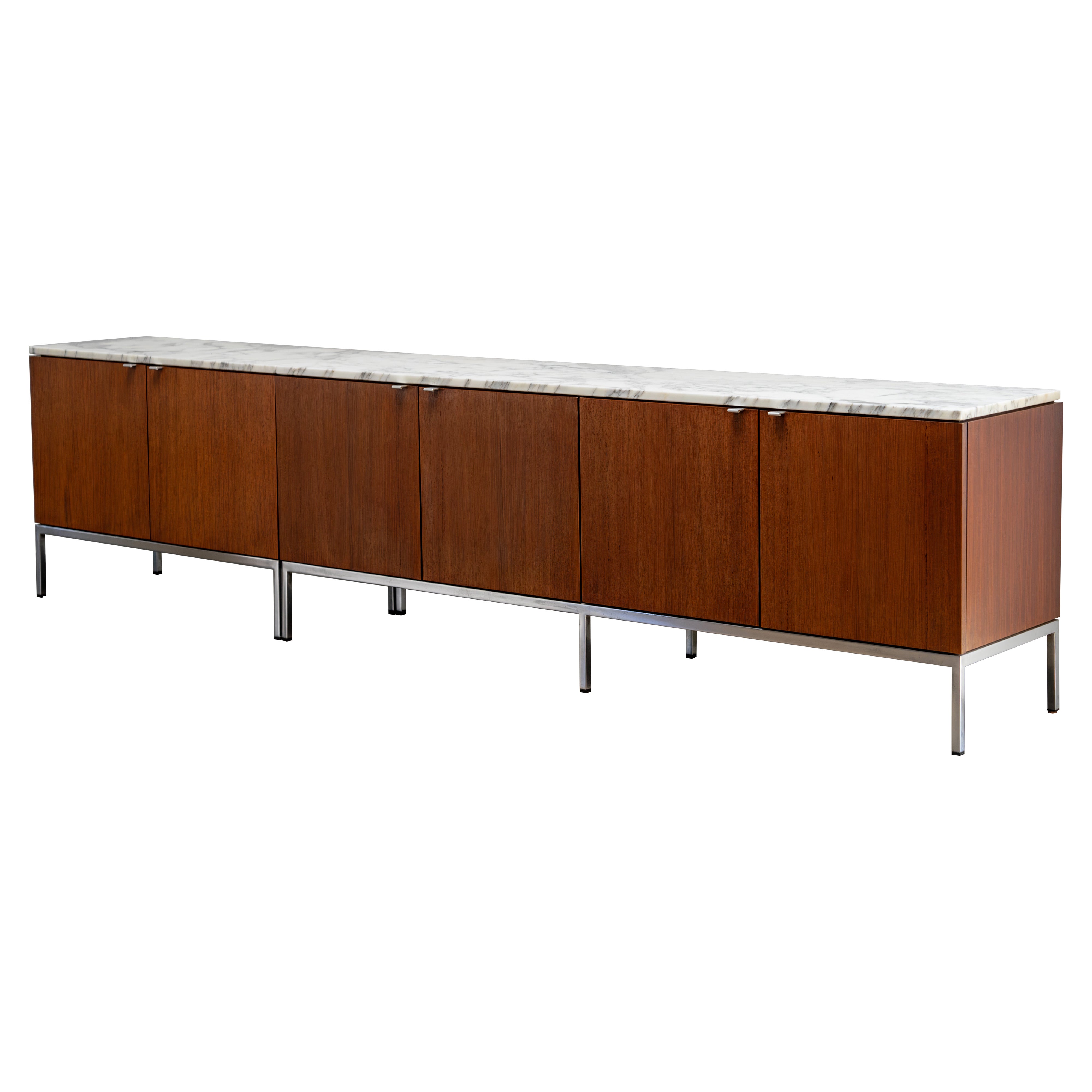 Florence Knoll - Sideboards, Indian Rosewood and Carrara Marble, designed 1954
