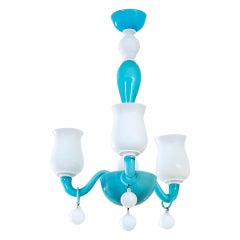20th Century, Gio Ponti for Venini Chandelier mod. 5586/3