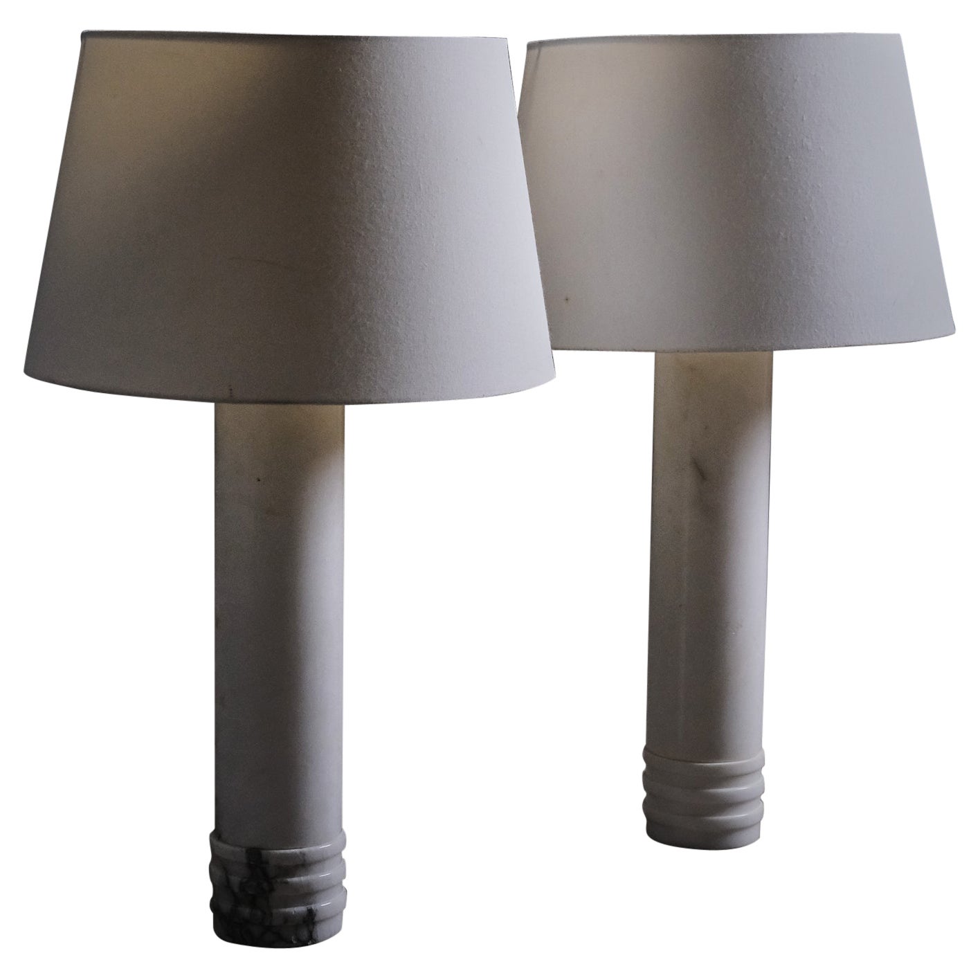 Tischlampen aus Marmor „B-10“ von Bergboms, Schweden, 1960er Jahre