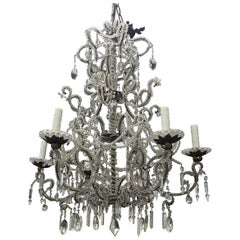 19th Century Italian Crystal Chandelier