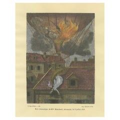 Aeronaut's End in 1819: Mme. Blanchard's Balloon Tragedy in Paris