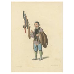 Comerciante de pieles de Cantón: Un vibrante vistazo al comercio chino de 1799