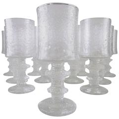 Set of 12 Mid-Century Senator Beer Glasses by Timo Sarpaneva for Iittala Finland