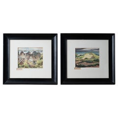 John Cuthbert Hare Watercolor Paintings - Cape Cod and Provencetown