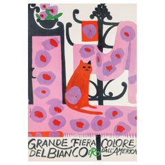Vintage French Poster, 'Lora Lamm GRANDE FIERA' by Lora Lamm