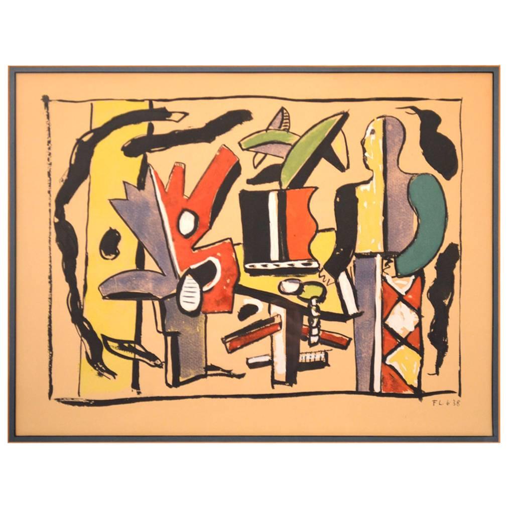 Period Fernand Leger Framed Print