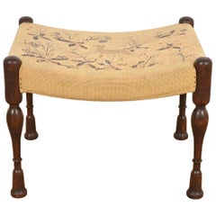 Early Gustav Stickley "India Seat" Stool or Ottoman, Circa 1900