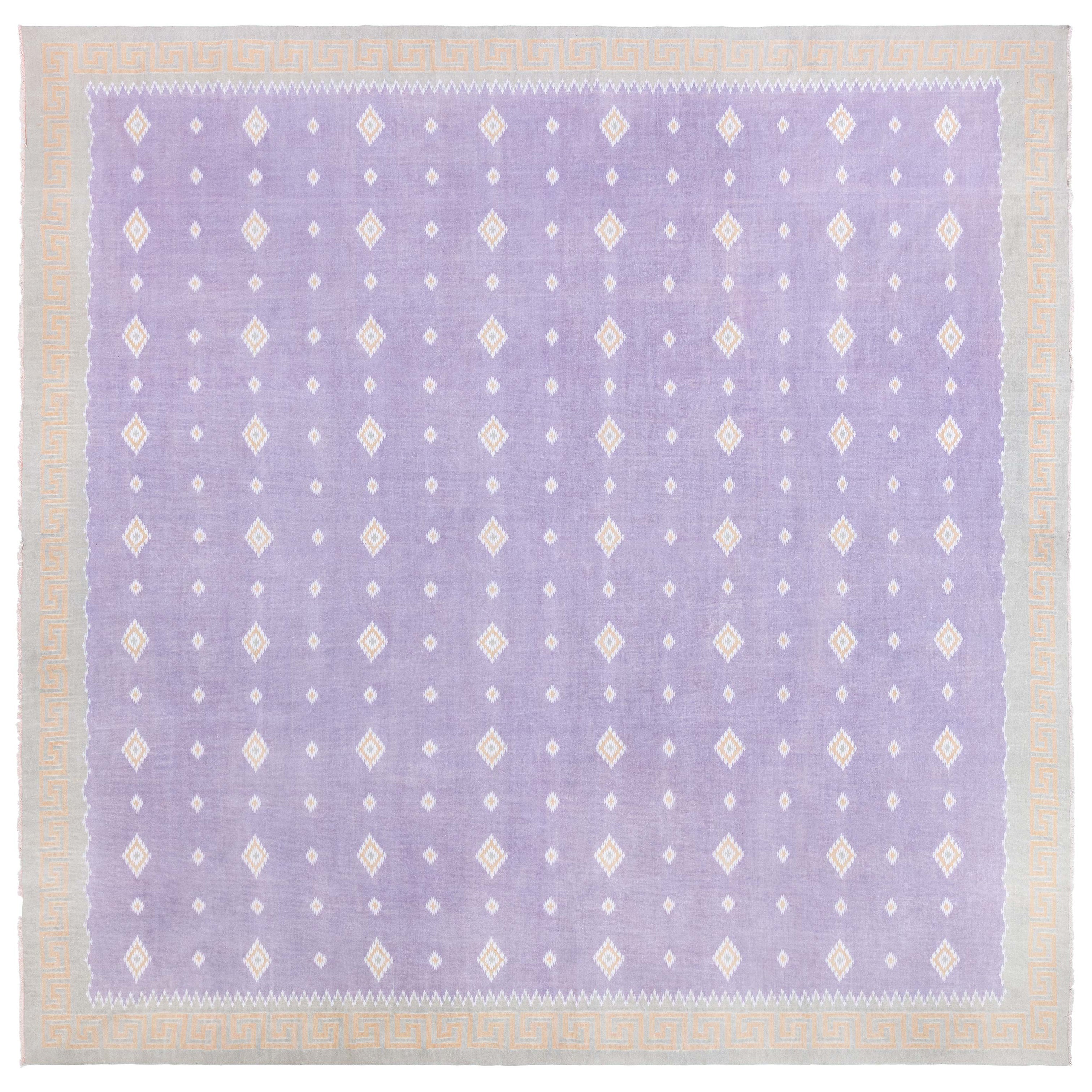 Vintage Indian Dhurrie Rug Doris Leslie Blau