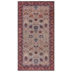 Doris Leslie Blau Antique Indian Amritsar Botanic Handmade Wool Rug