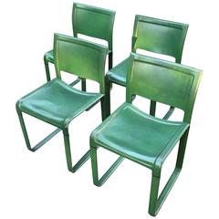 Set of Four Matteo Grassi Chairs, Italy, 1970