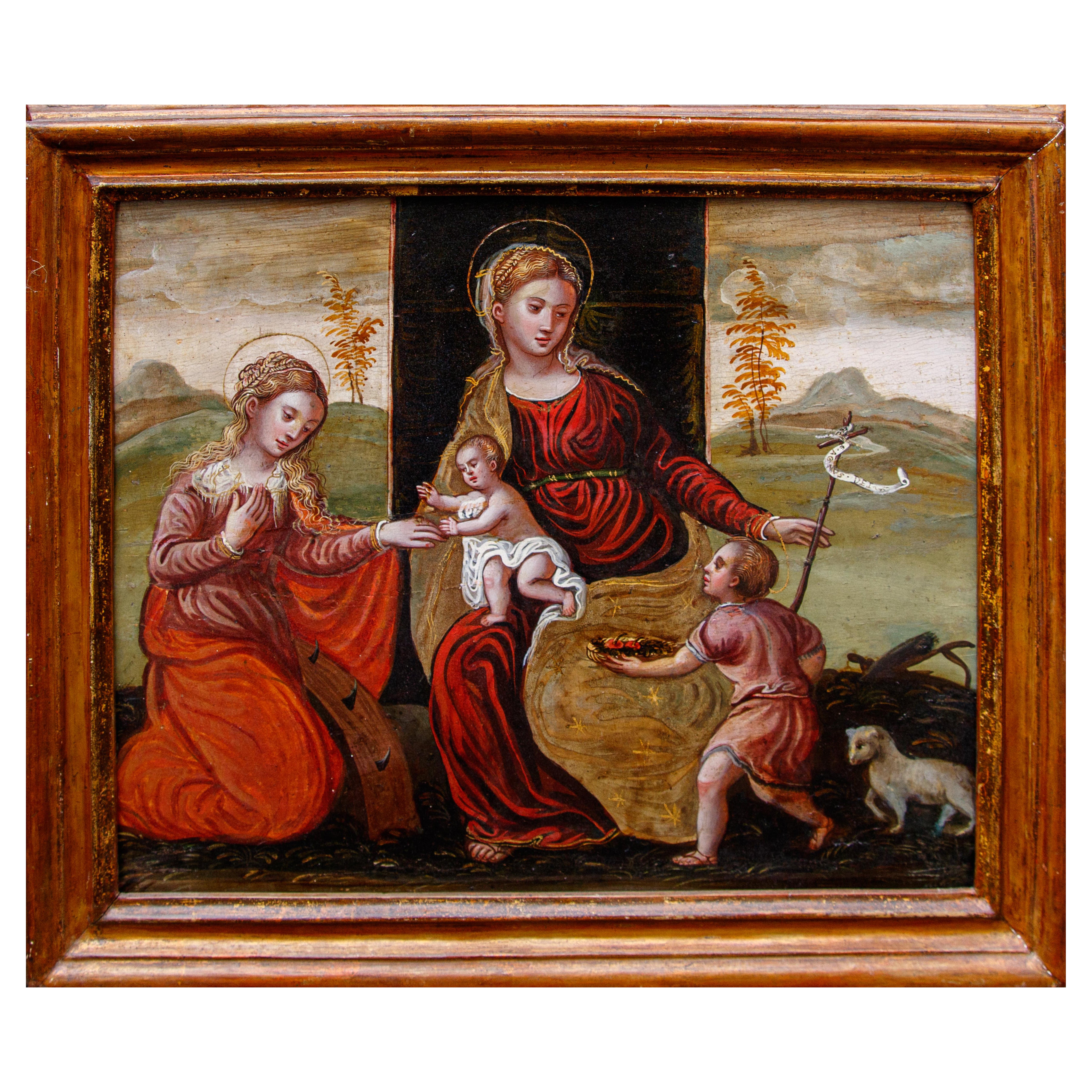 Scuola dalmata cretese, XVII secolo, Sposalizio di Santa Caterina