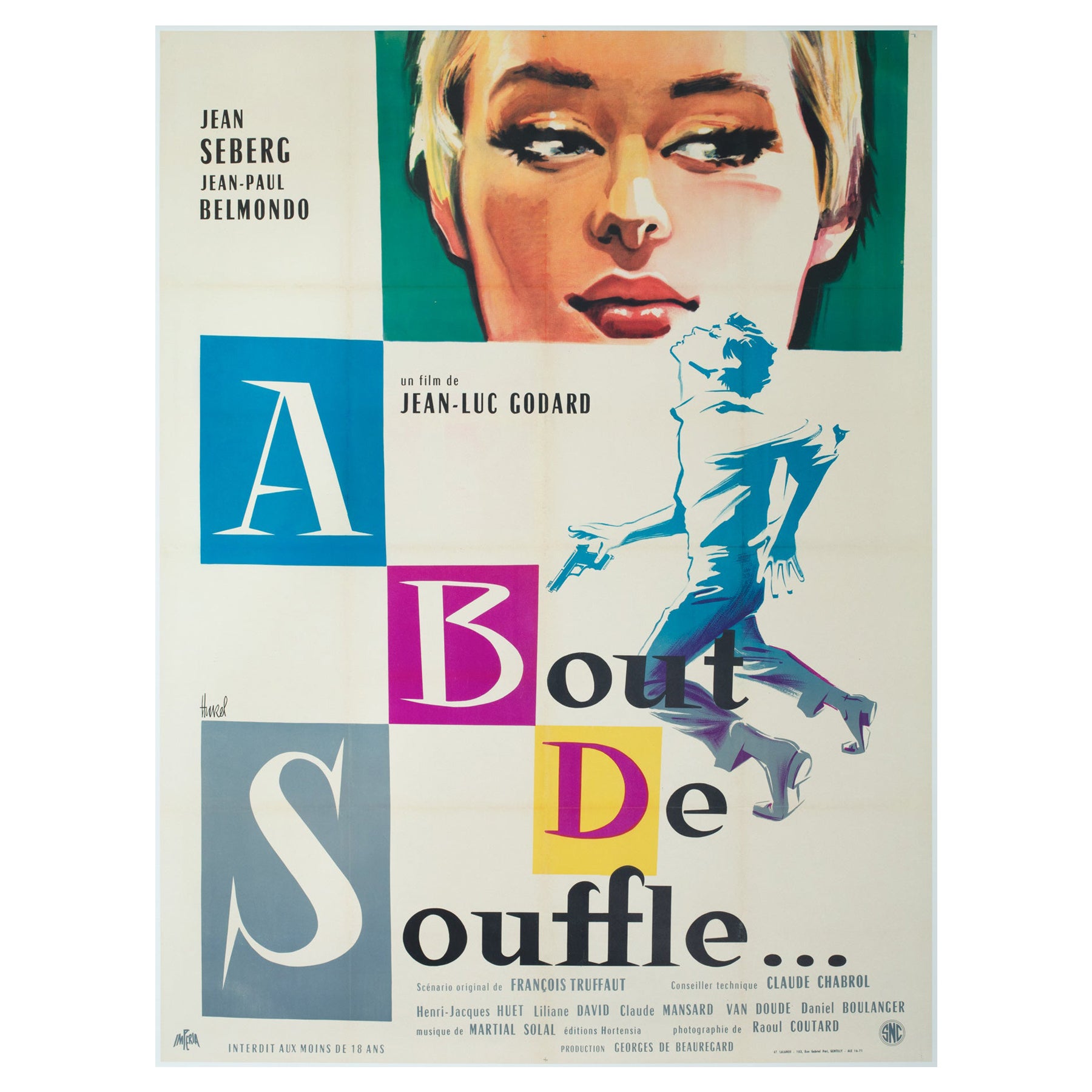 Affiche du Grand Film Français de 1960, CLEMENT HUREL