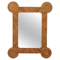 Rattan Mirror by Rene Houben