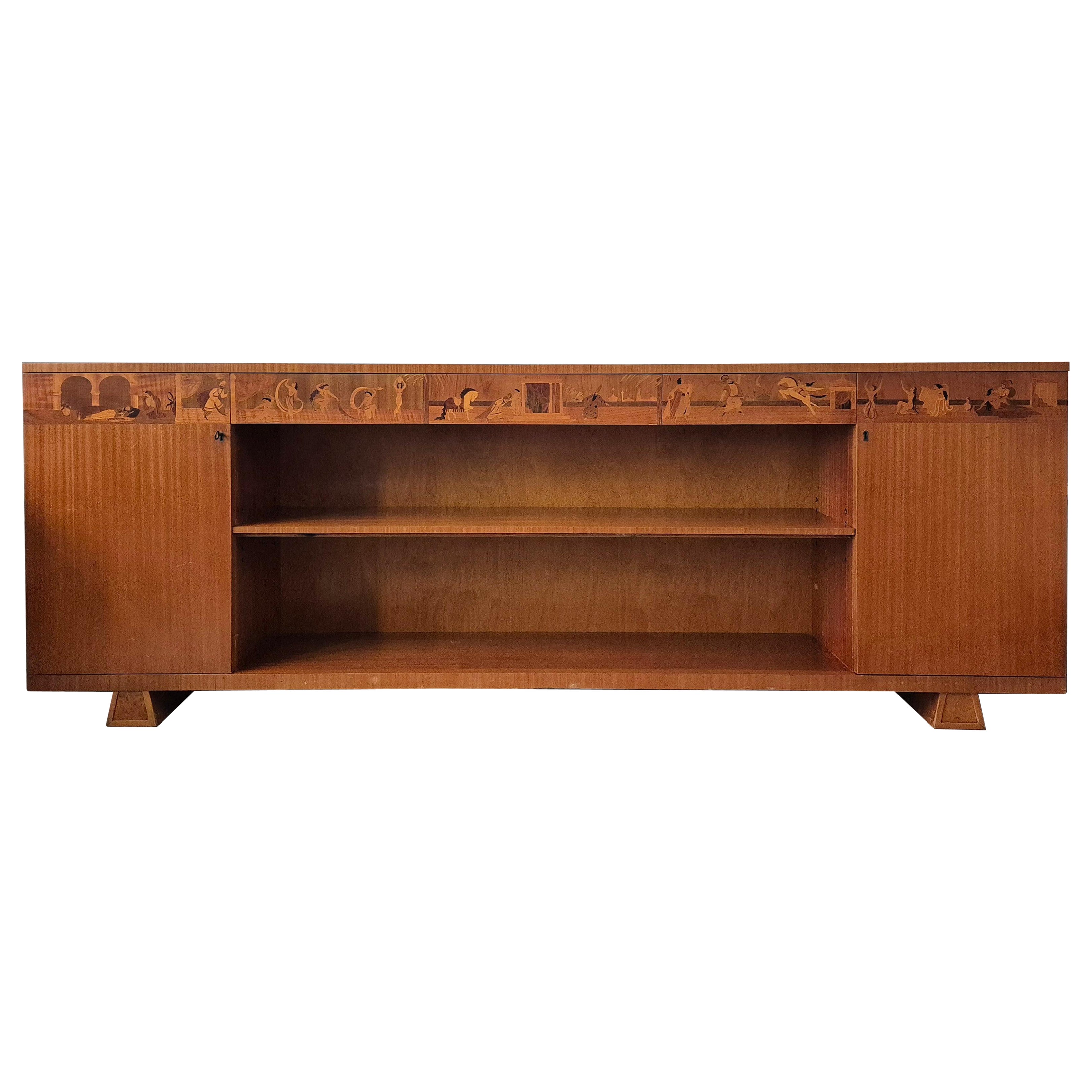 How long can bookshelves be without sagging?