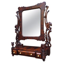 Victorian Mahogany Dressing Table Mirror, Circa 1860