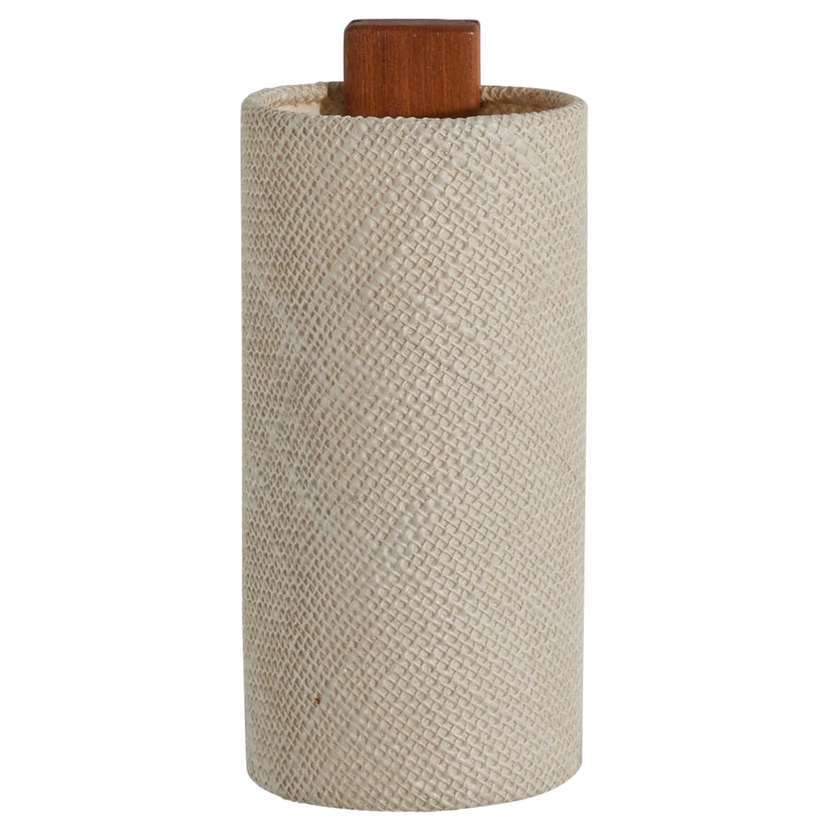 Lampada da parete di design svedese, teak, tessuto, Svezia, C.C. anni '50