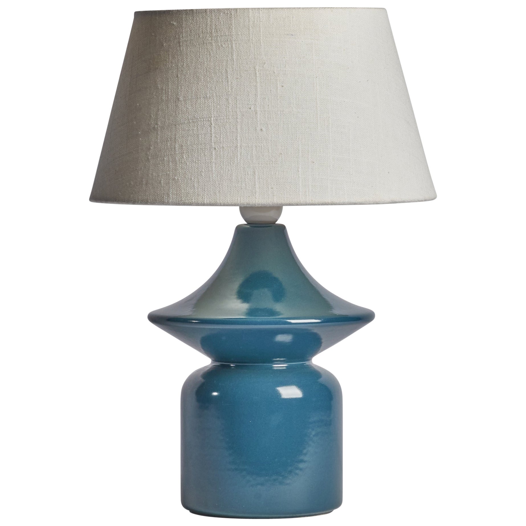 Hasle Keramik, lampe de table, grès, Danemark, années 1960