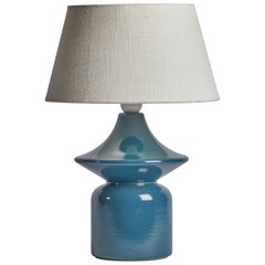 Hasle Keramik, Tischlampe, Steingut, Dänemark, 1960er Jahre