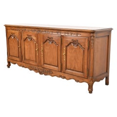 Used Kindel Furniture French Provincial Louis XV Solid Cherry Wood Sideboard