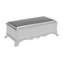 Antique 1904 Sterling Silver Cigar Casket – A Gentleman’s Edwardian Essential